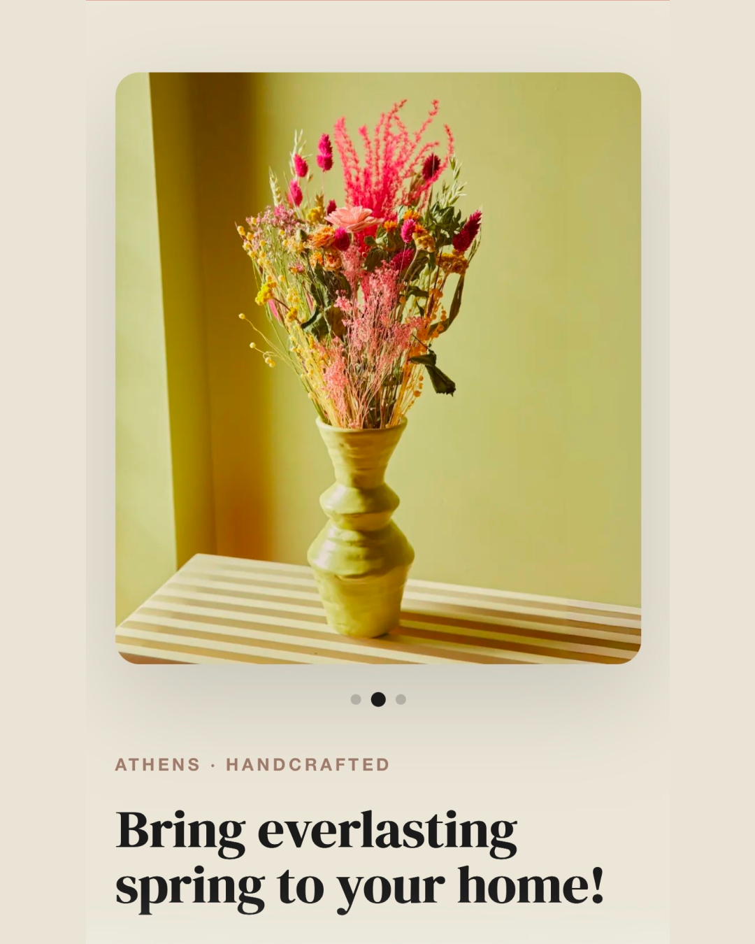 Mrs Dalloway's e-shop design