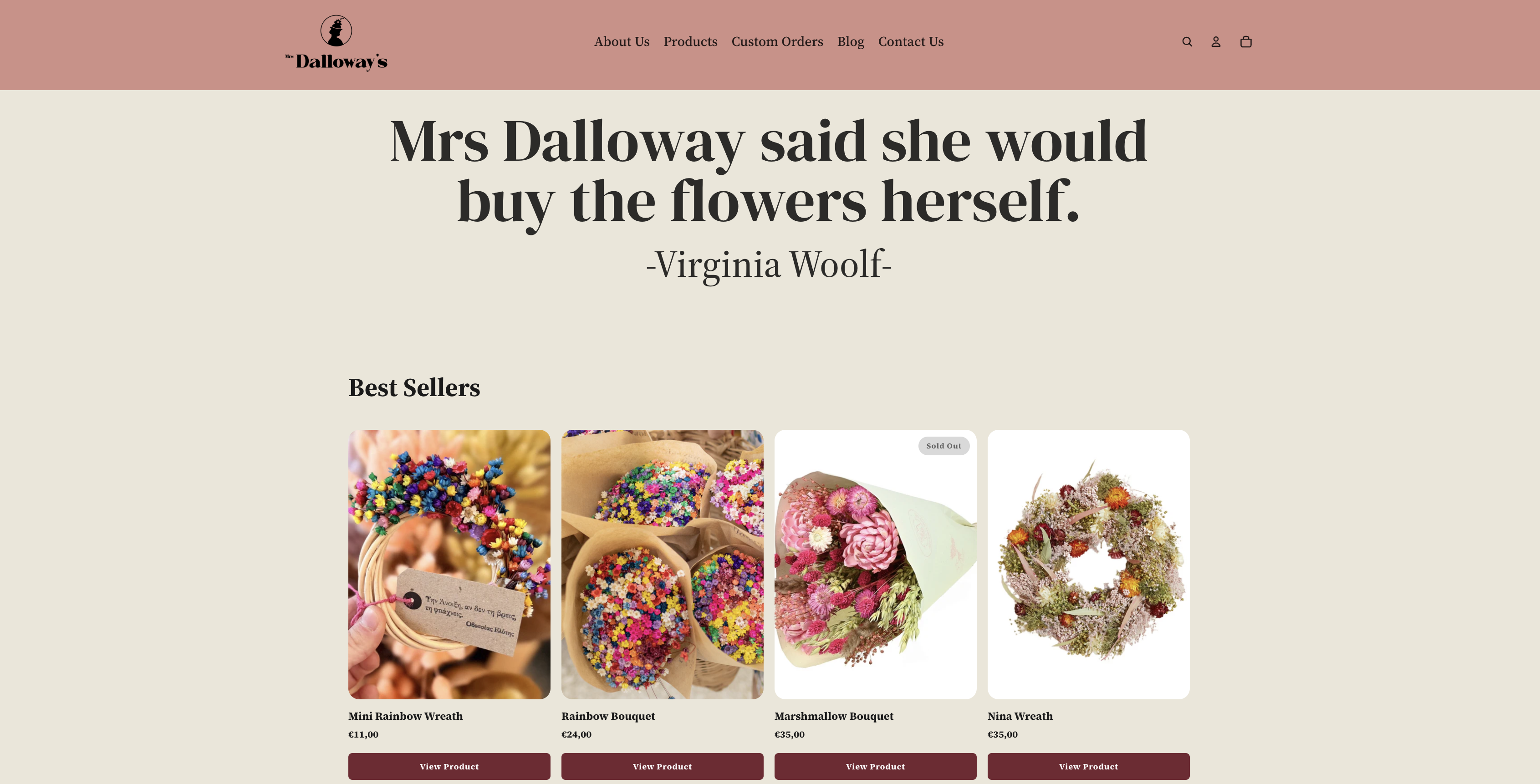 Mrs Dalloway's checkout flow