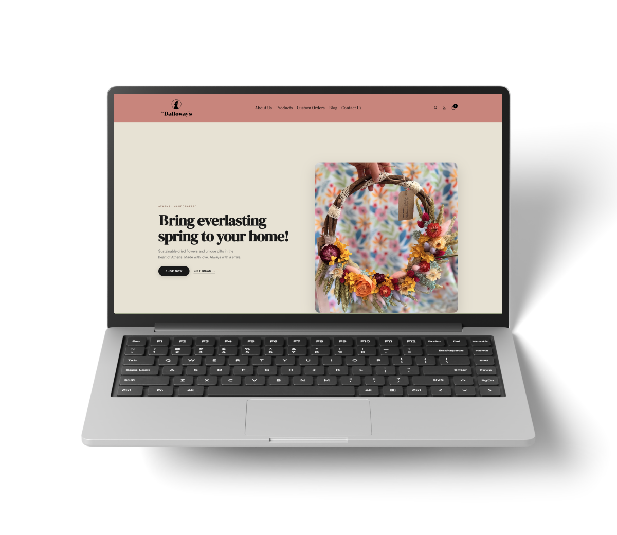 Mrs Dalloway's — brand and web design case study